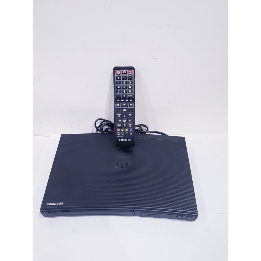 Samsung BD-J5700 Smart Blu-Ray Disc DVD Player (Wi-Fi) - With Remote - Working